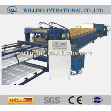 glazed steel tile cold roll forming machine